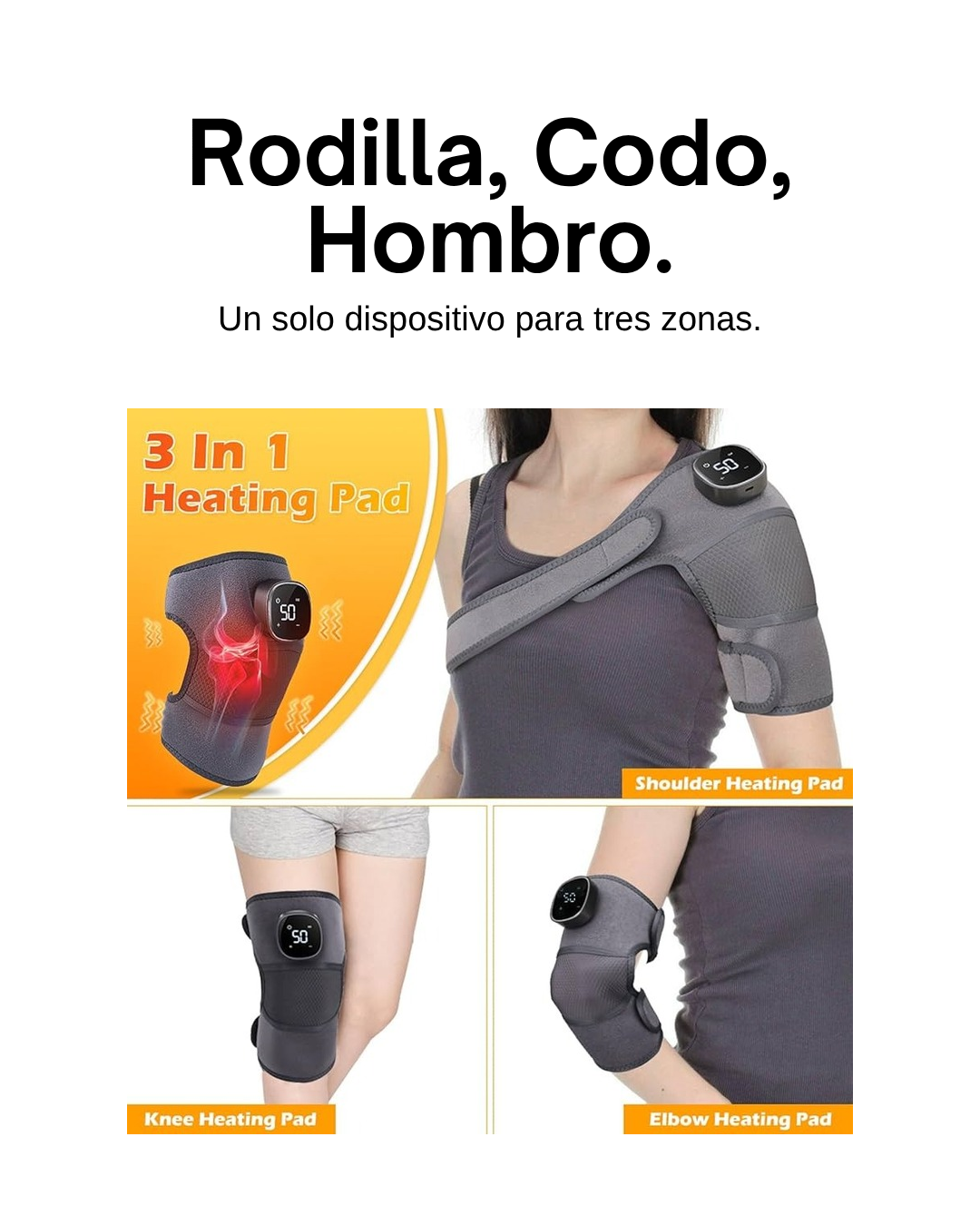 Rodilla, codo y hombro